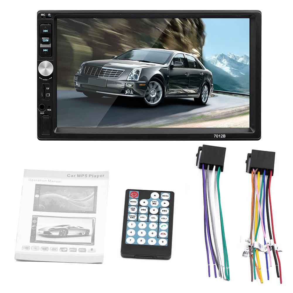 Reproductor de audio Bluetooth para coche con pantalla HD