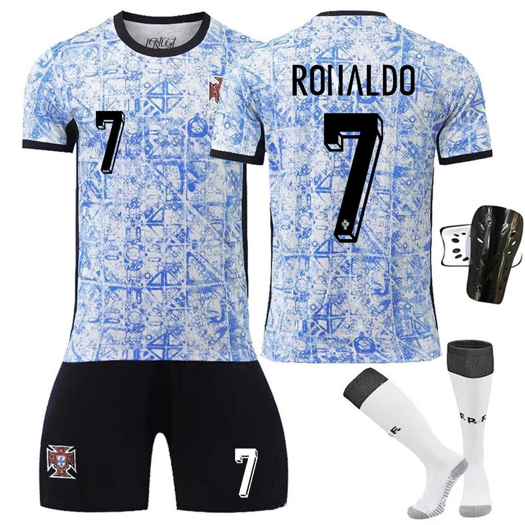 Uniforme deportivo de camiseta de fútbol de Portugal