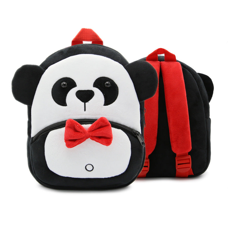 Mochila de peluche de animales de dibujos animados para niños