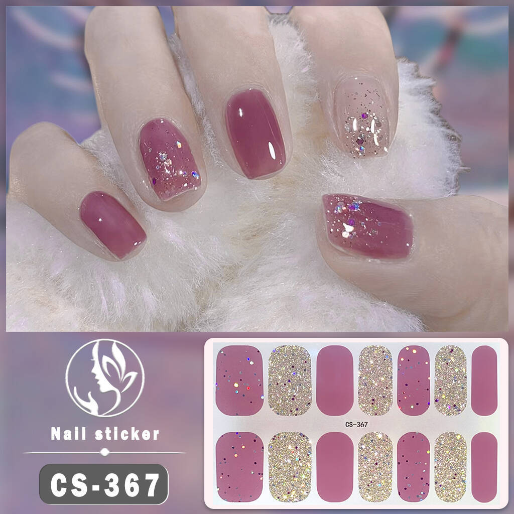 Pegatinas de uñas de gel Calcomanías de manicura impermeables