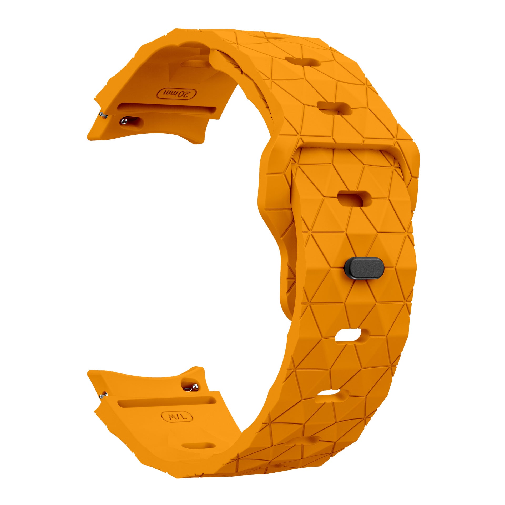 Correa de reloj de silicona invertida con patrón de fútbol