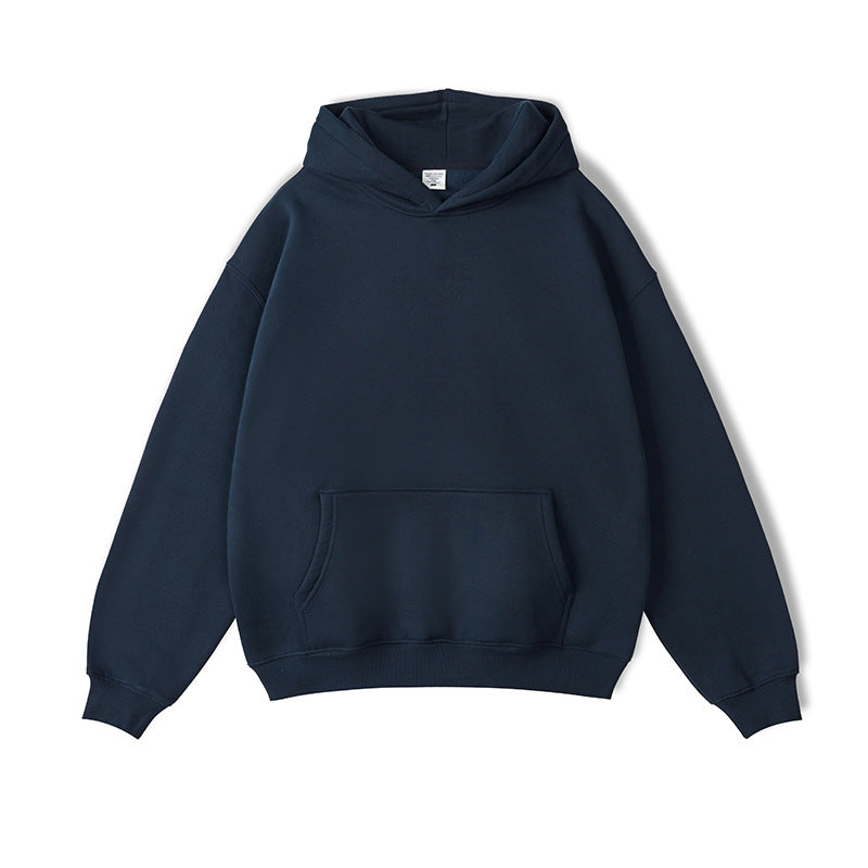 Sudadera con capucha de gran tamaño forrado de vellón para hombre