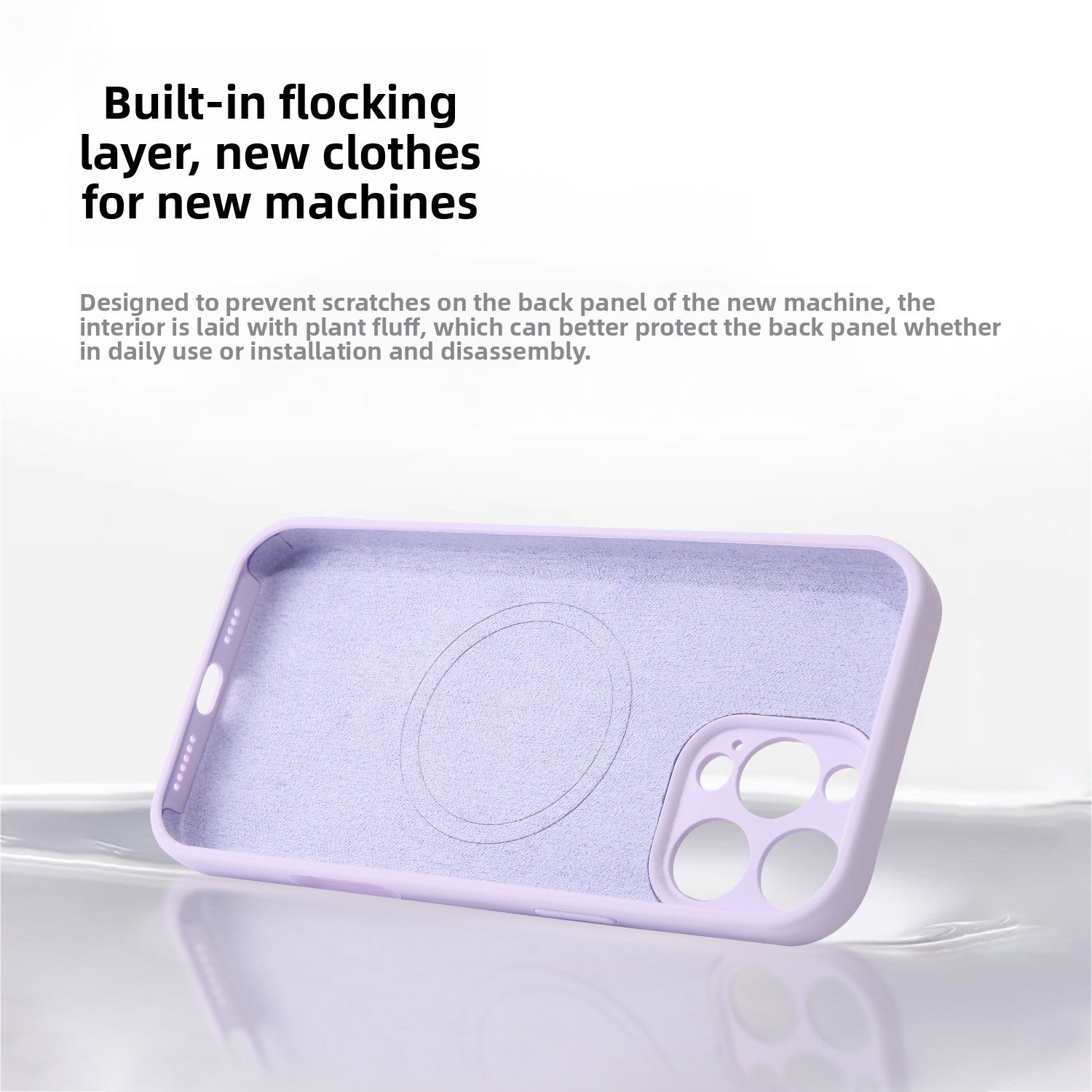 Funda de silicona magnética para iPhone
