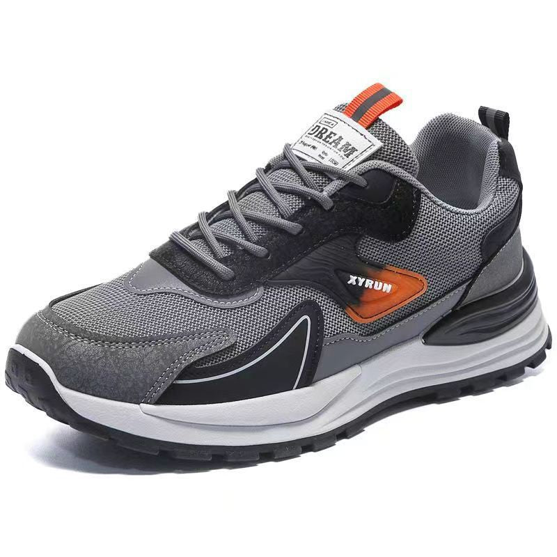 Zapatos deportivos casuales de malla transpirable para hombre