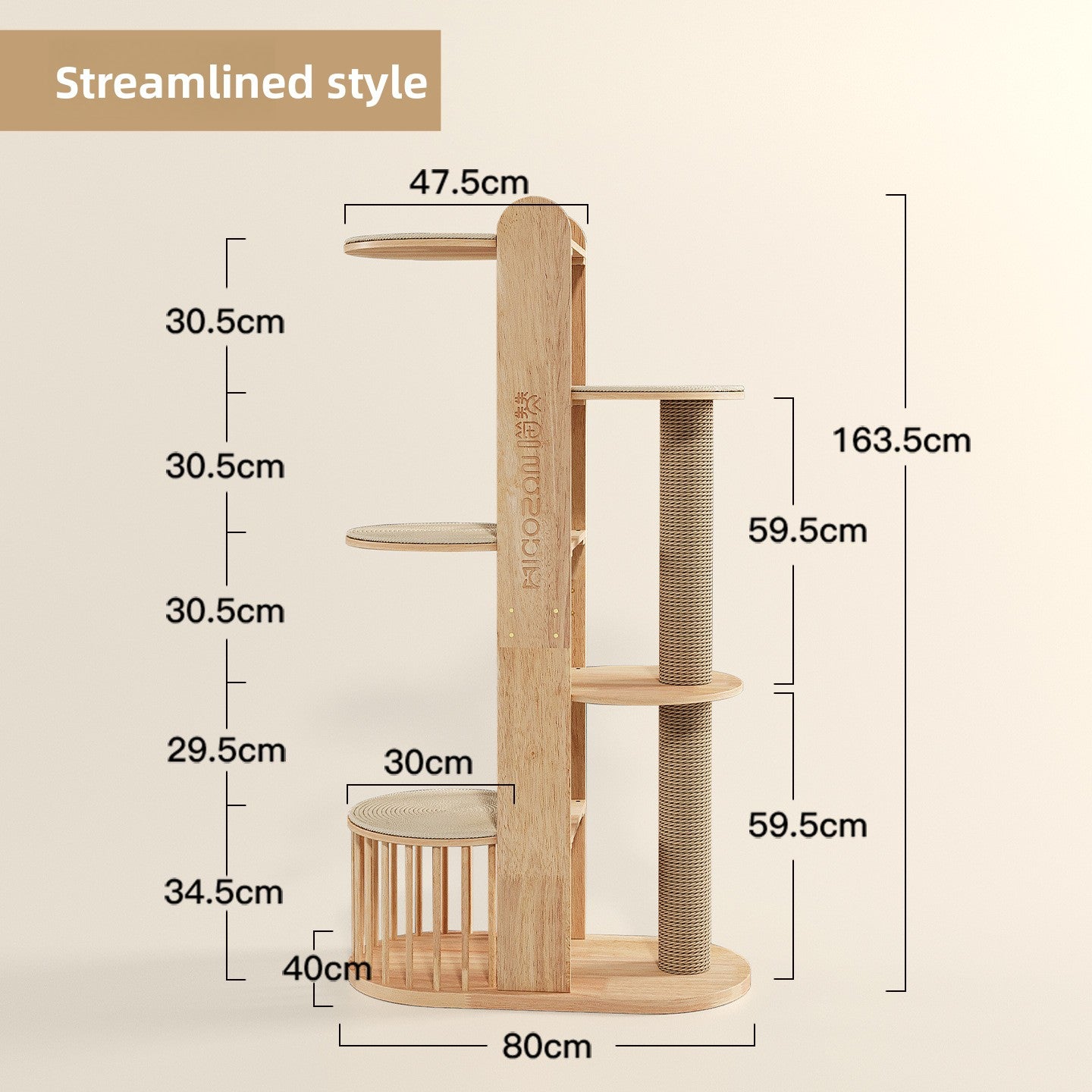 Torre de escalada para gatos
